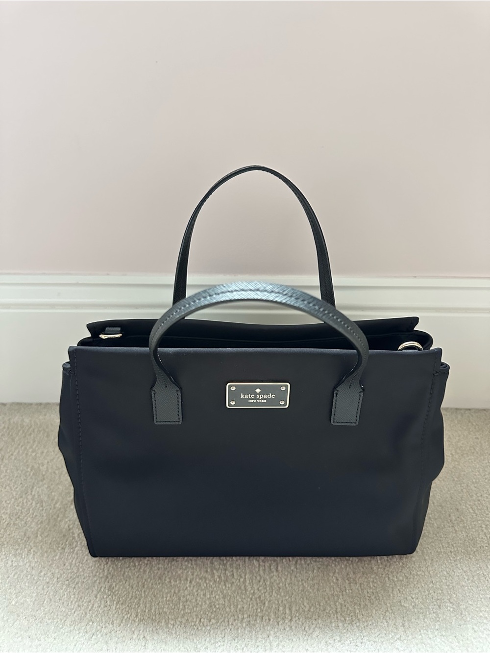 Kate Spade mini black tote bag